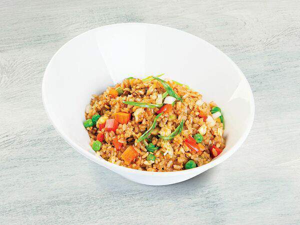 Суши сан - Рис с яйцом и овощами