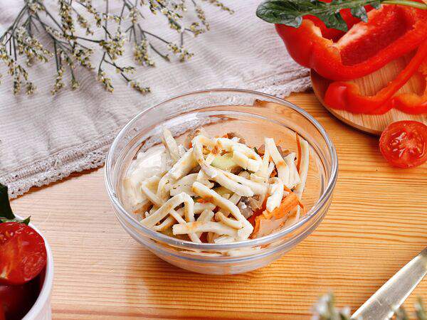 Вилка Ложка - Салат с блинчиками