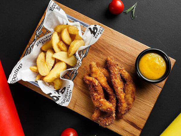 Б&Б Бар - Куриные стрипсы с картофелем