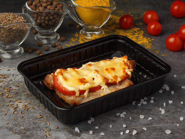 Микс - Свинина, запеченная с помидором