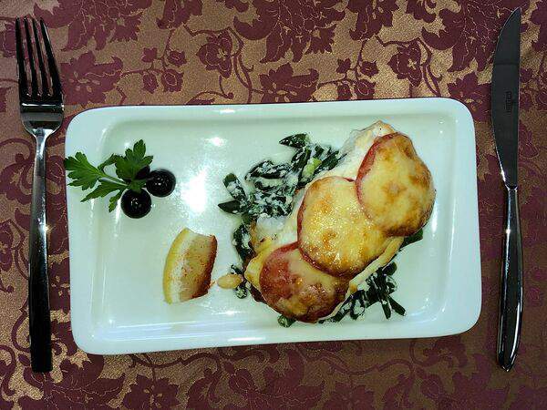 Турист - Судак запеченный со стручковой фасолью