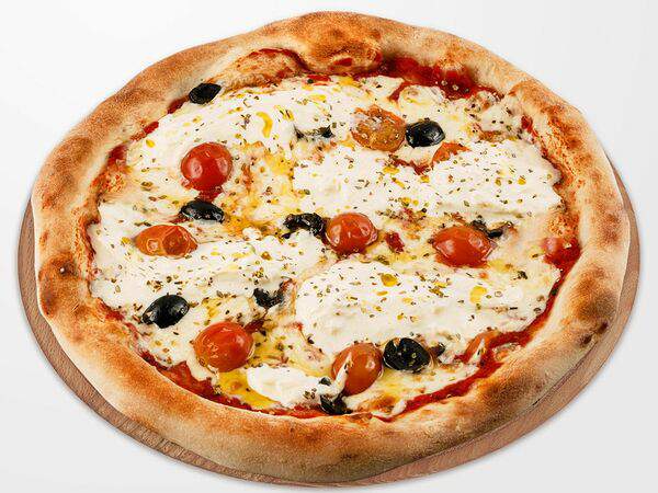 Бавария - Пицца со страчателлой и фирменным соусом для корочек