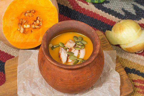 Мушмула - Суп-пюре из тыквы