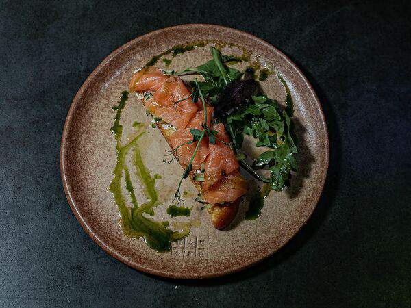 Дом печати - Брускетта с лососем