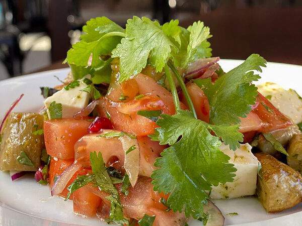 Хинкальня - Салат с печеными баклажанами