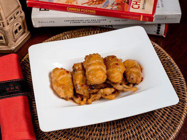 Китайская грамота - Хрустящий угорь с вешенками