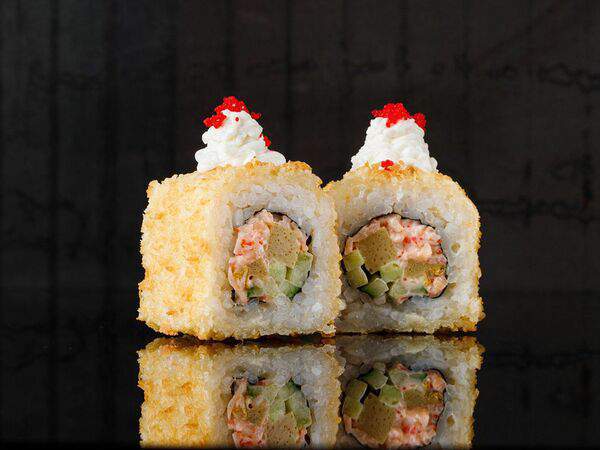 Рис - Ролл Кани Кинг жареный