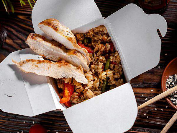 Ramburger - Рис с курицей