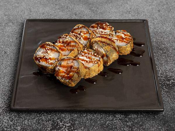 Шустрый лосось - Ролл Сяке темпура