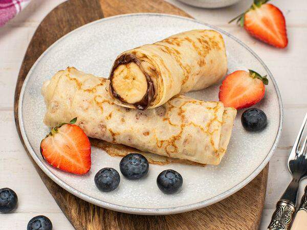 Бахетле - Блины с нутеллой и бананом