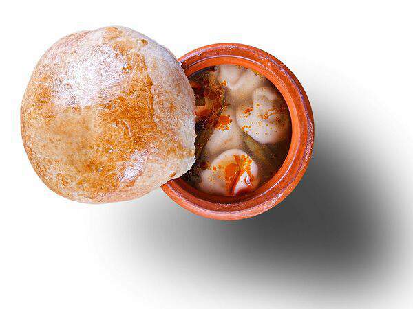 Те100 пельменей - Пельмени в горшочке амуры