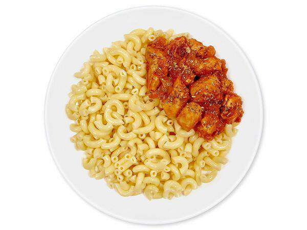 #СТОЛОВАЯ - Макароны с цыплёнком в томатном соусе