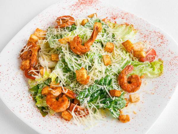 Дон Панэ - Салат Цезарь с креветками