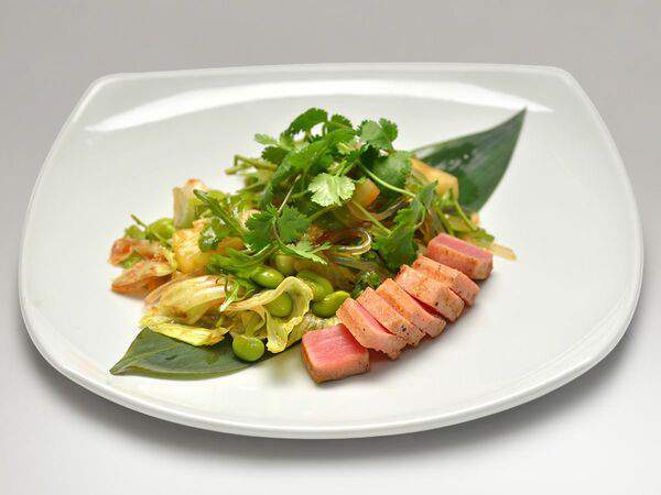 Зебры - Салат с тунцом и ананасом