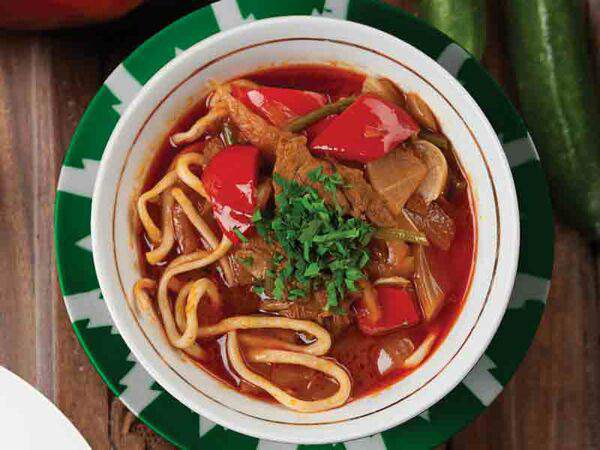 Чайхана Павлин-Мавлин - Суп Лагман уйгурский