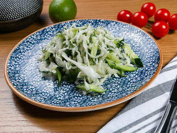 Bazar express - Салат Легкий из капусты с зеленью