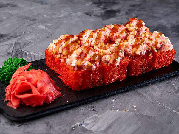 Чак Роллес - Запеченный с лососем терияки