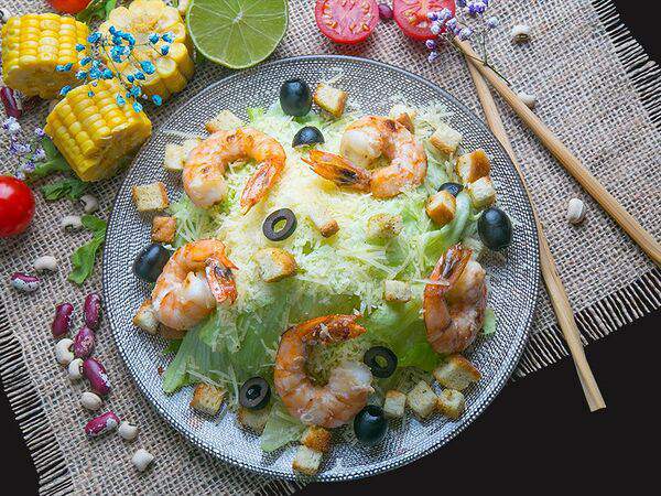 Сушилочка - Цезарь с креветками