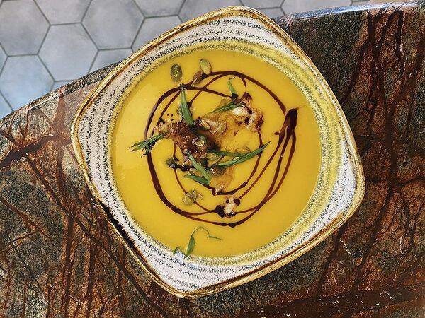 Ресторан и бистро "Чаща" - Тыквенный с креветками