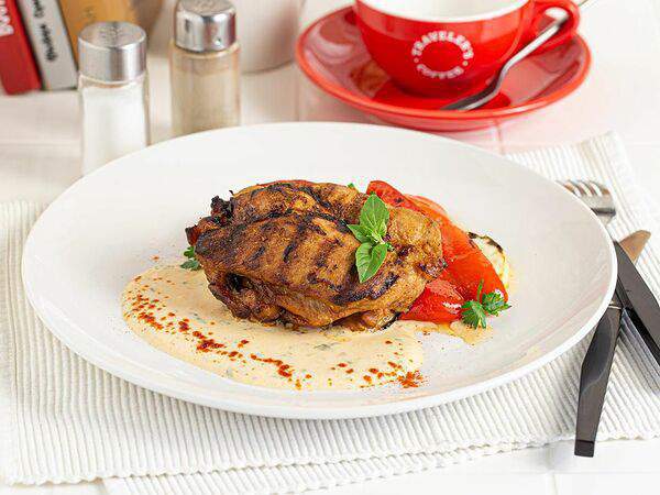 Traveler's coffee - Индейка с овощами гриль и соусом Том Ям