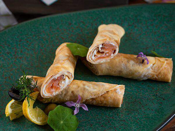 Сахара не надо - Блинчики с лососем