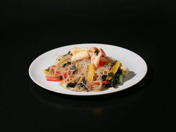 Суши & Пицца Красти & Крабс - Фунчоза с морепродуктами