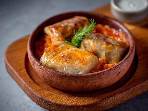 Ткемали - Голубцы с говядиной