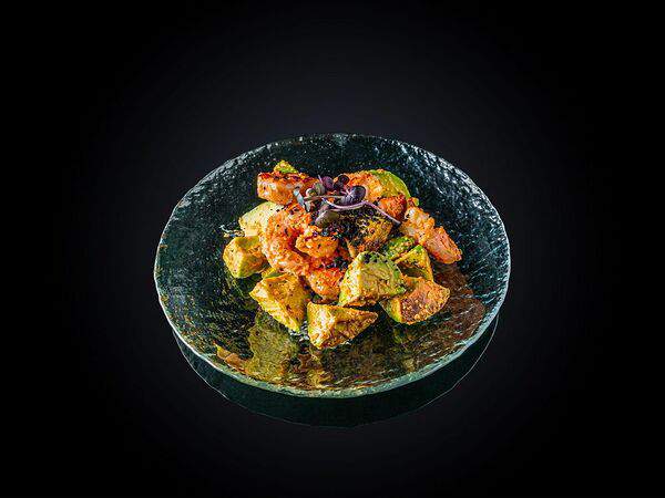 Fishka - Салат с креветкой и авокадо