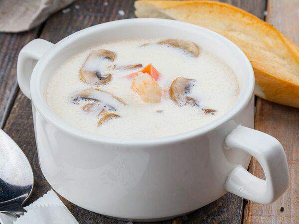 Grizzly Bar - Сливочный суп с морепродуктами