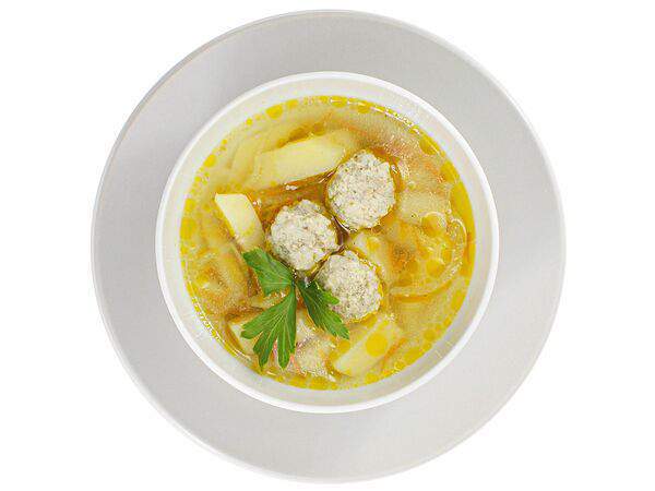 Еда тут - Суп с фрикадельками