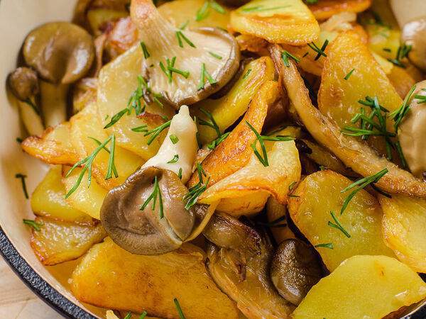 Маймун - Картофель жареный с вешенками