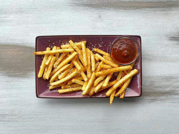 Gringo tacos bar - Картофель фри с пармезаном