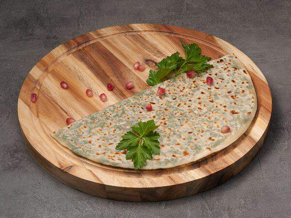 Кебабы-кутабы - Кутаб со шпинатом и грецким орехом