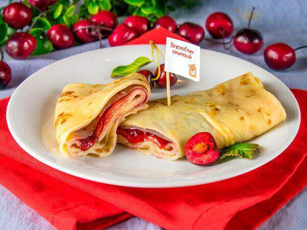 Вкусноблин - Вкусноблин с вишневым вареньем