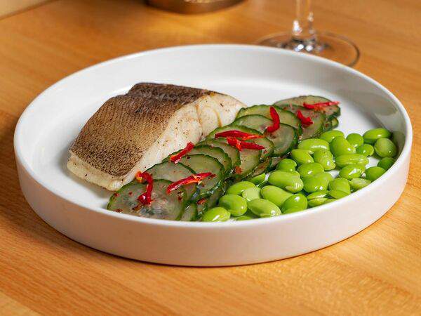 Дафт паб - Палтус с битыми огурцами и лакрицей