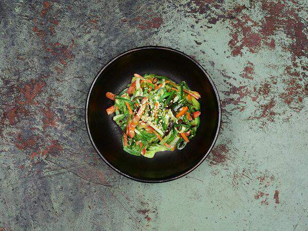 Гастроном - Салат с водорослями и ореховой заправкой