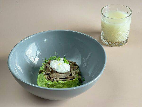 Food-n-Wood - Окрошка с копчёным языком