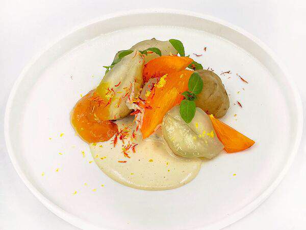 Organic Origin - Топинамбур с хурмой в пряном кисло-сладком соусе