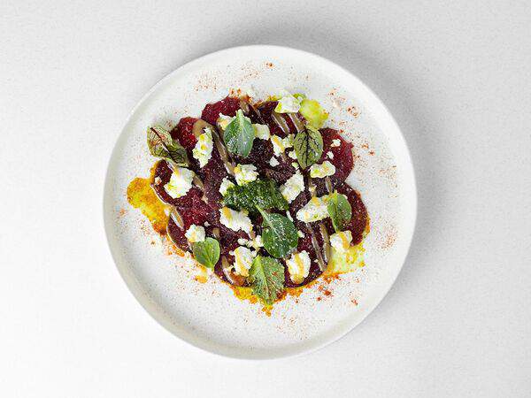 Eat fresh - Карпаччо из свеклы с творогом