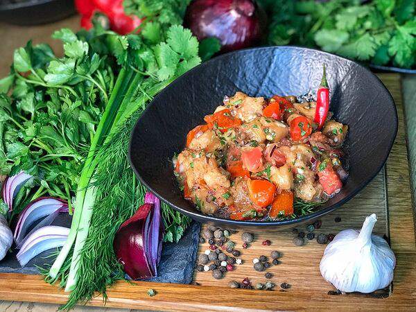 Голый Повар - Аджапсандали из местных овощей на мангале