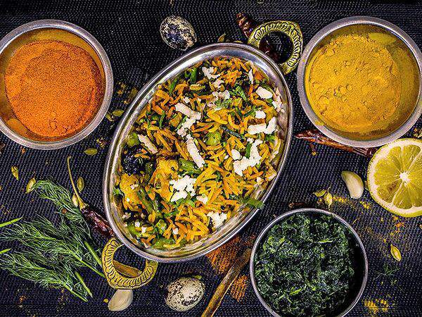 Кардамон - Овощной бирьяни