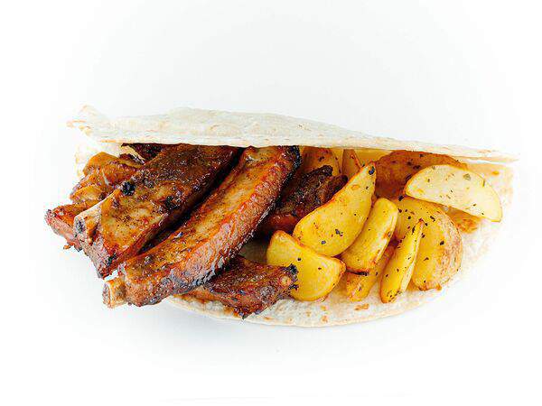 In Tempo Pizza & Grill Delivery - Свиные рёбрышки с картофельными дольками