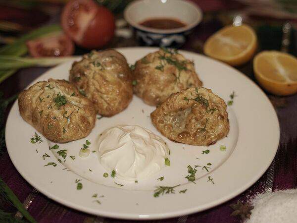 Самарканд - Манты жаренные