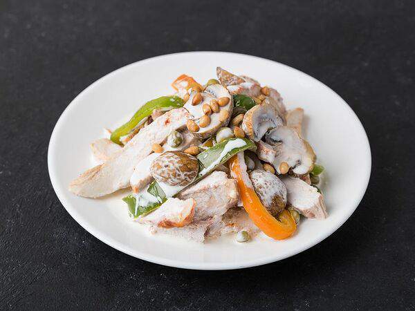 Ливан Хаус - Курица с грибами в сливочном соусе