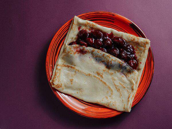 Блин & Coffee - Блин с вишней