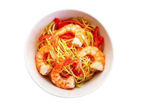 TakaTuki - Вок Яичная лапша с креветками