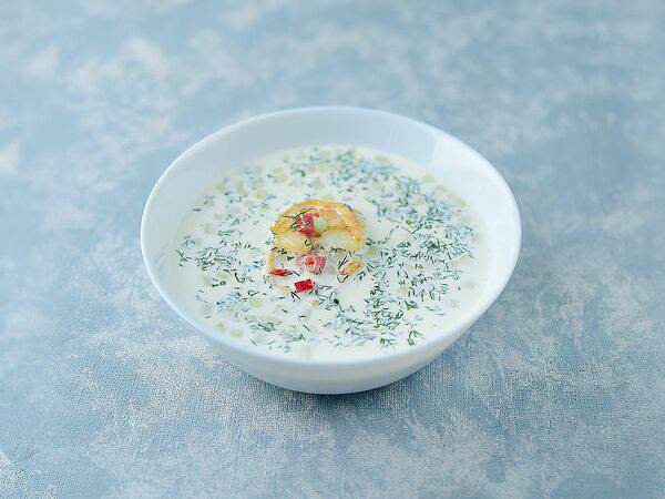 Umami Kitchen - Сырный суп с креветками и овощами