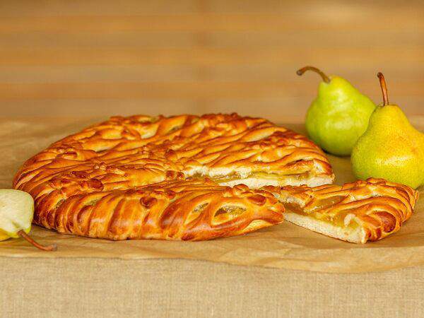 Плюшки Ватрушки - Пирог с грушевым конфитюром