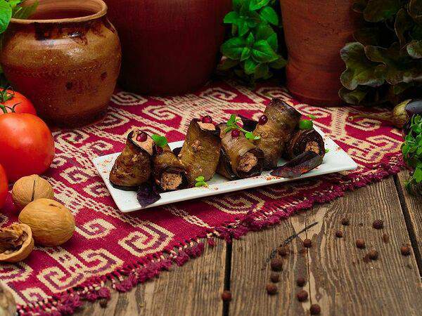 Дари  дури - Рулеты из баклажанов