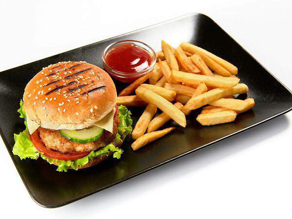 Алана мама - Бургер с куриной котлетой